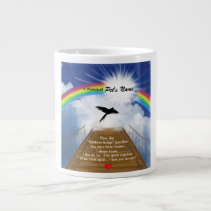 Grande Tasse Poème commémoratif du Pont Arc-en-ciel pour les oi