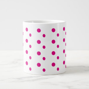 Grande Tasse pois roses Abstraits et funky
