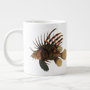 Grande Tasse Poisson Lion de Mer, Vie Marine Océanique Animale 