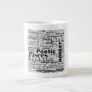 Grande Tasse Poissons Zodiac Word Cloud Inspiration