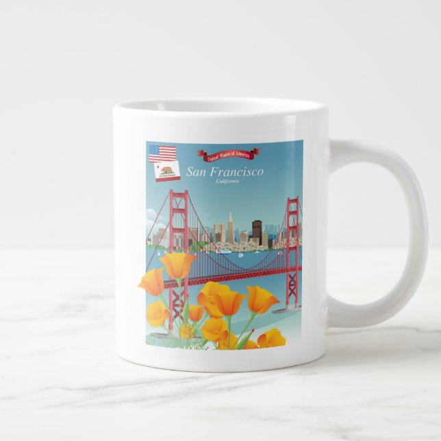 Grande Tasse Pont Golden Gate| San Francisco, CA (Droite)