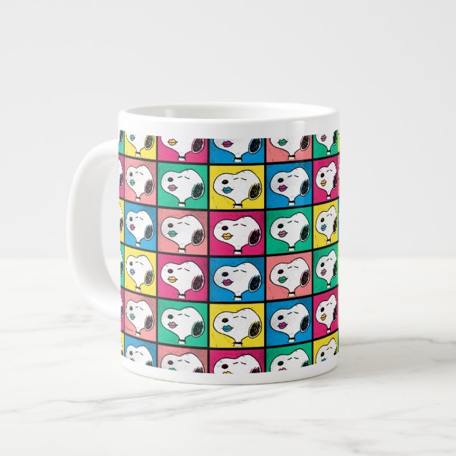 Grande Tasse Pop Art Snoopy Lips | Mod pour vous Motif (Devant gauche)