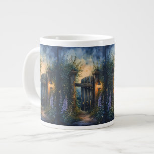 Grande Tasse Porte De Jardin Enchantée Sous Ciel De Luciole