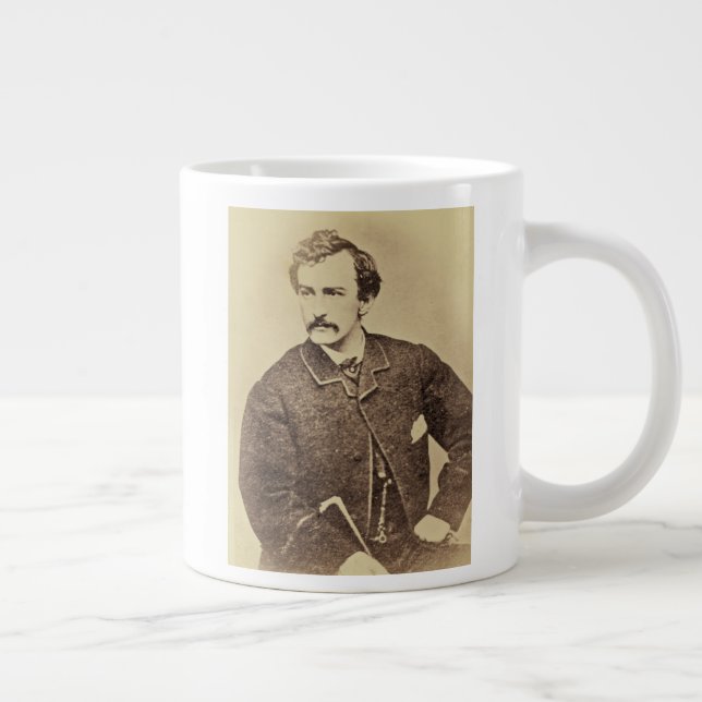 Grande Tasse Portrait de John Wilkes Booth| 1861-65 (Droite)