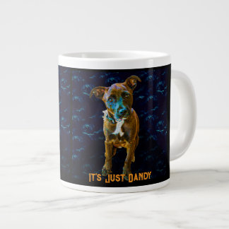 Grande Tasse Portrait Pop Art Coloré — "C'est Juste Génial"