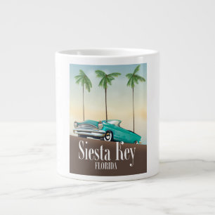 Grande Tasse Poster de voyage Siesta Key Florida