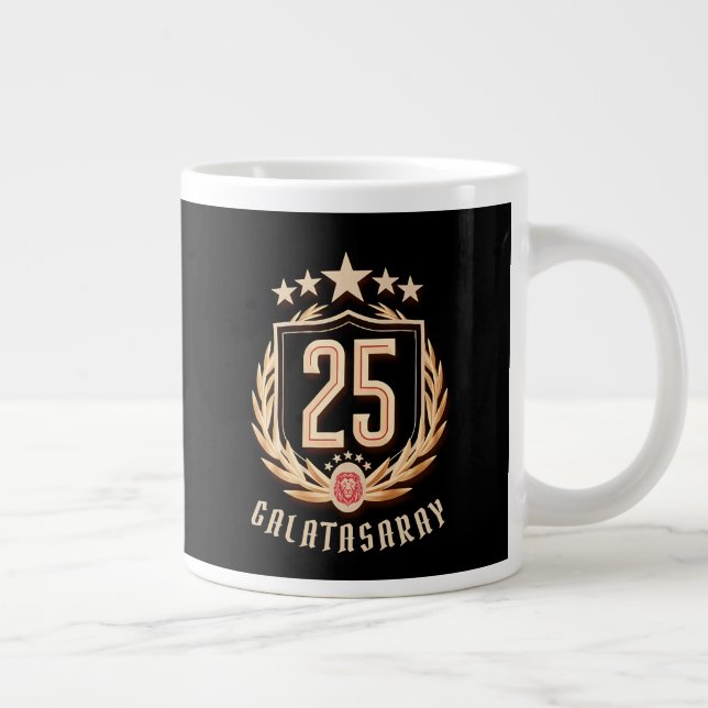 Grande Tasse Poster du Championnat de Galatasaray 2025 (Droite)