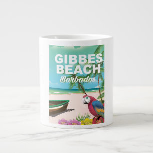 Grande Tasse poster vacances de Gibbes Beach Barbade