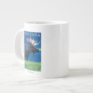 Grande Tasse Poster Vintage voyage MontanaMoose