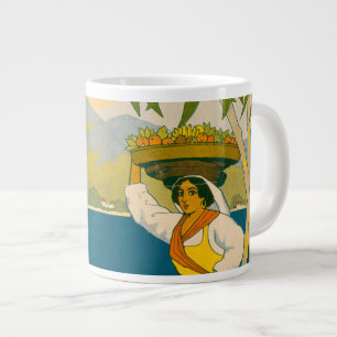 Grande Tasse Poster Vintage voyage Pour La Jamaïque