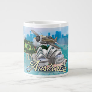 Grande Tasse Poster Voyage vintage vers Australie