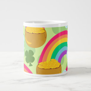 Grande Tasse Pot de chance O Motif d'or
