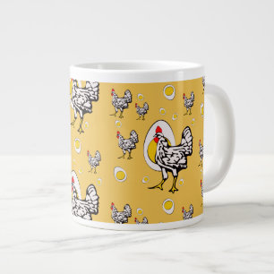 Grande Tasse Poulets rétro