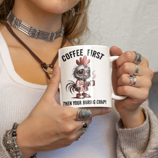 Grande Tasse Premier mème de café (Créateur téléchargé)
