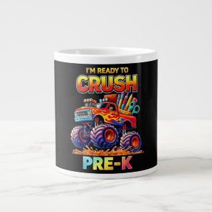 Grande Tasse Prêt à écraser le camion monstre pré-maternelle de