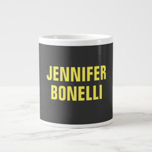Grande Tasse Professionnel minimaliste moderne noir