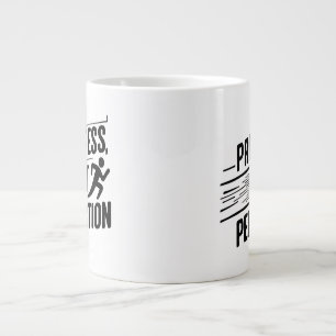 Grande Tasse Progrès et non Perfection (Citation Motivante_cade