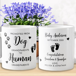Grande Tasse Promu De La Révélation De Grossesse Des Grands-Par