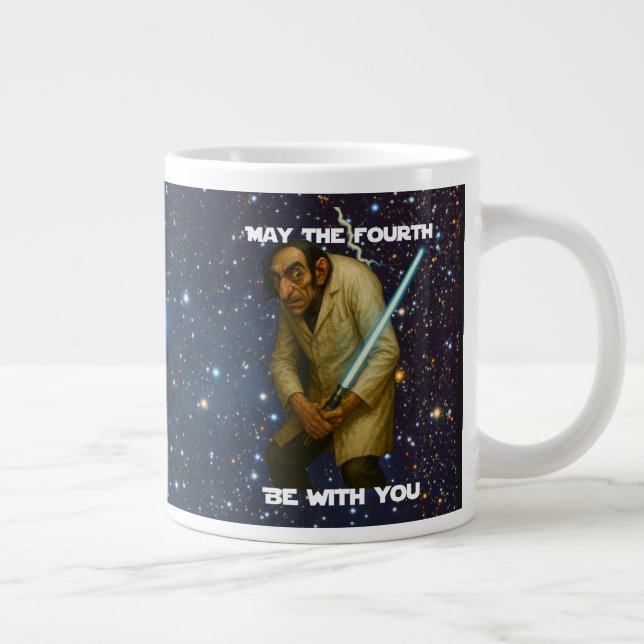 Grande Tasse Que le quatrième soit avec vous (Math-ter)! (Droite)