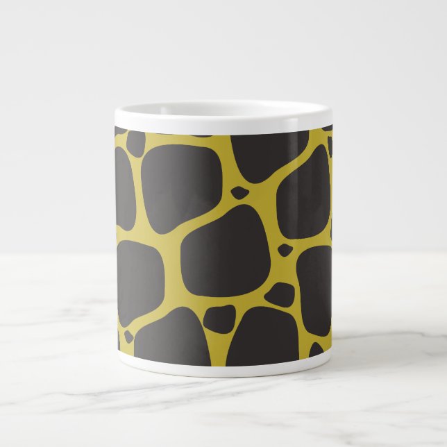 Grande Tasse Raff le Motif de la Giraffe (Devant)