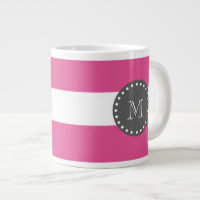 Rayures blanches motif, monogramme de roses indien