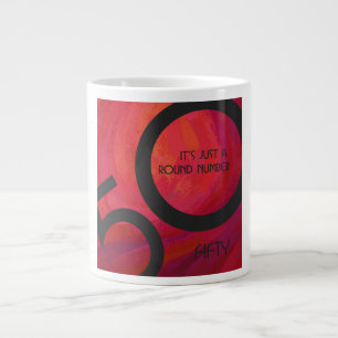 Grande Tasse Red 50 Dix Anniversaire
