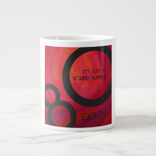Grande Tasse Red 80 Dix Anniversaire
