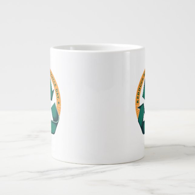 Grande Tasse Reduce Reuse Recycle Eco Tee (Devant)