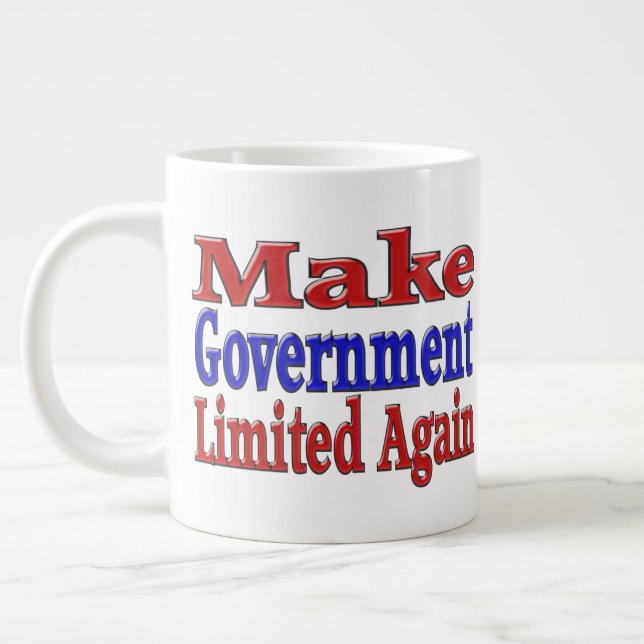 Grande Tasse Rendre le gouvernement à nouveau à moitié muet (Gauche)