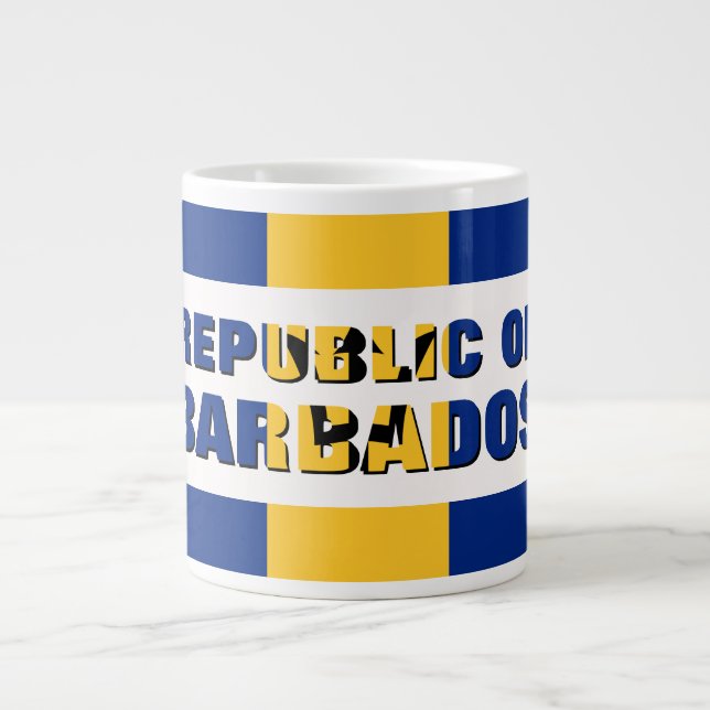 Grande Tasse RÉPUBLIQUE DE BARBADOS Monogram (Devant)