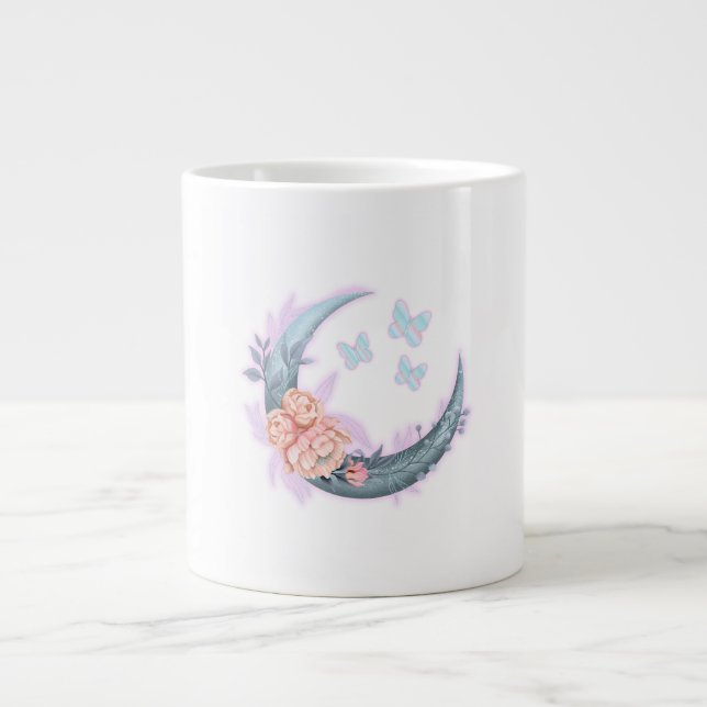 Grande Tasse Restez enfant de la lune sauvage (Devant)