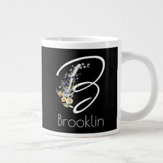 Grande Tasse Retirement gift employer  Monogram wildflower