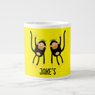 Grande Tasse Retour À L'École Petit Singe