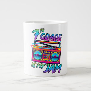 Grande Tasse Rétro 80s 7e année est mon truc retour à l'école