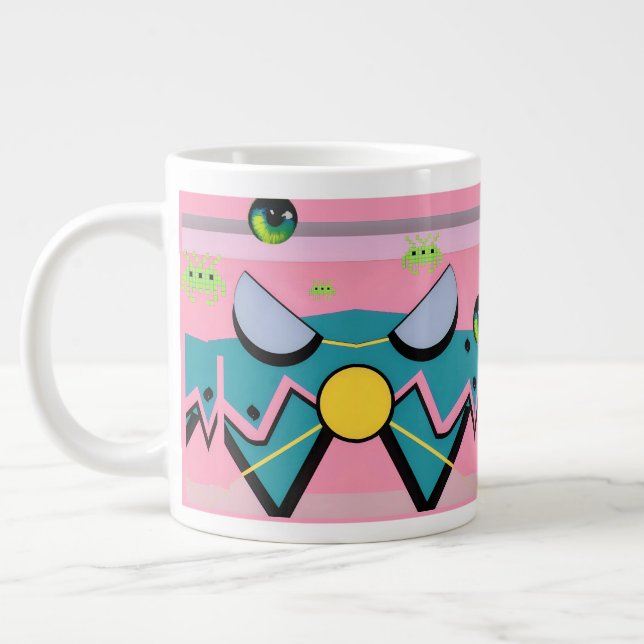 Grande Tasse Rétrovagues de la renommée - Ken Gage Art (Gauche)