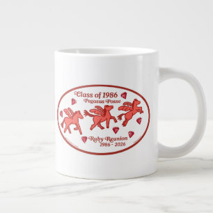 Grande Tasse Réunion rubis du Pegasus Posse