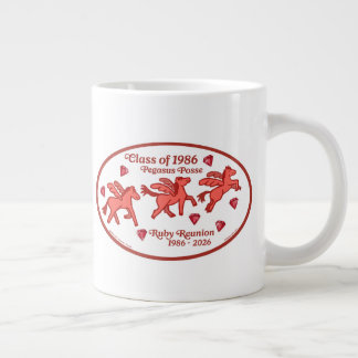 Grande Tasse Réunion rubis du Pegasus Posse