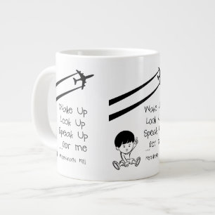 Grande Tasse Réveillez-vous Regardez vers le haut Parlez pour m