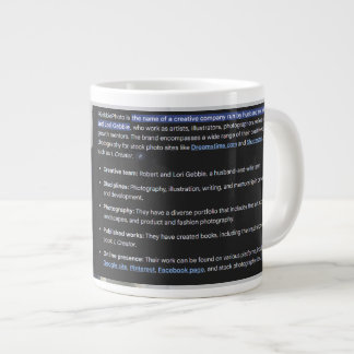 Grande Tasse RGPhoto Wermz Logo with Description Giant Coffee M