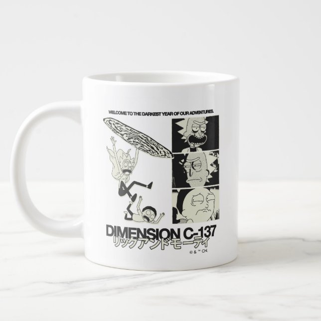 Grande Tasse RICK ET MORTY™ | Dimension C-137 (Gauche)