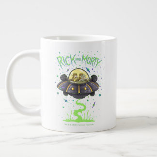 Grande Tasse RICK ET MORTY™| Graphique de vol spatial illustré