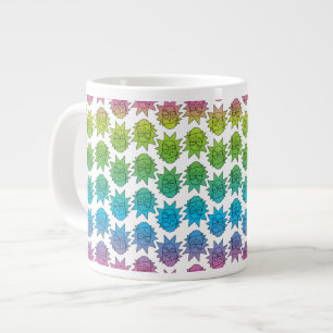 Grande Tasse RICK ET MORTY™ motif Rainbow Rick Head