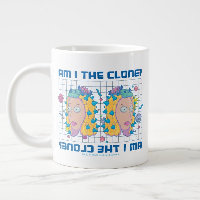 Grande Tasse RICK ET MORTY™| Suis-Je Le Clone ? (Gauche)