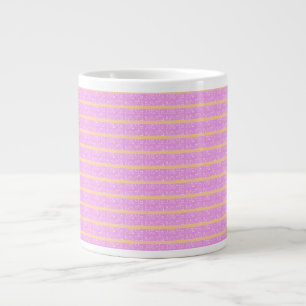 Grande Tasse Rose Géométrique