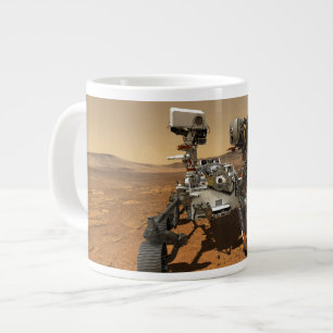 Grande Tasse Rover De La Persévérance Qui Fonctionne Sur La Sur