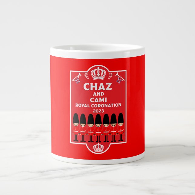 Grande Tasse Royal Coronation King Charles III (Devant)