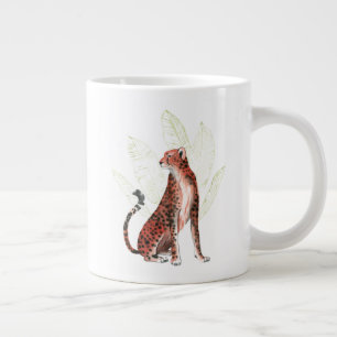 Grande Tasse Ruby Leopard