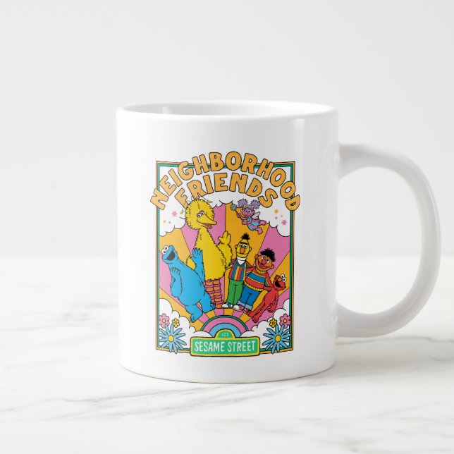 Grande Tasse Rue Sésame | Amis de voisinage (Droite)