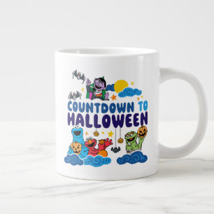 Grande Tasse Rue Sésame   Compte à rebours pour Halloween