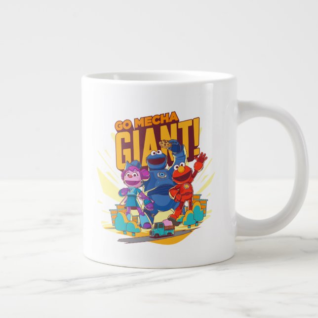 Grande Tasse Rue Sésame | Méca Builders Go Mecha Giant! (Droite)
